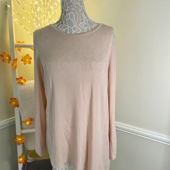 🌸Calvin Klein Sparkle Asymmetric Blouse🌸🌸 - Picture 1 of 8